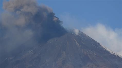 Volcanic activity of Mt. Etna spews ash over surrounding villages