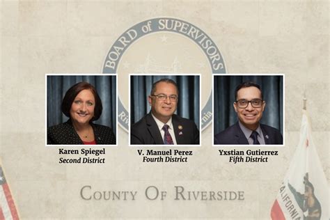 Riverside County Supervisors Sworn Into Office, Jeffries Elected Chair - The Riverside Record