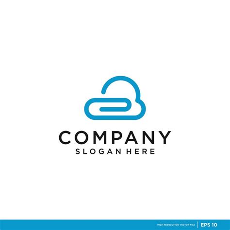 Simple cloud logo icon design template premium vector 24104030 Vector Art at Vecteezy