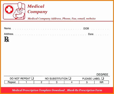 Prescription Bottle Label Template | Letter Example Template