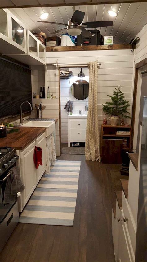 63 Clever Tiny House Interior Design Ideas | Shed to tiny house, Tiny house kitchen, Tiny house ...