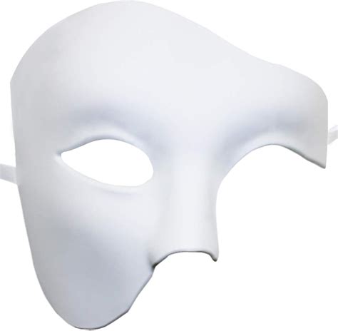 Amazon.com: KEFAN Mens Mask Halloween Mask Masquerade Phantom of The Opera Half Face Mask: Toys ...