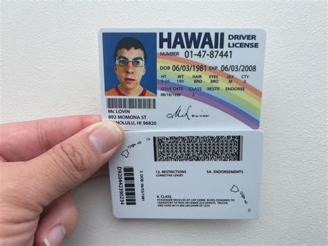 Mclovin Driving License hawaii SUPERBAD Plastic ID Card | Etsy Denmark