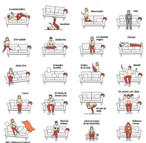 Favorite Reading Positions {Infographic} - Best Infographics