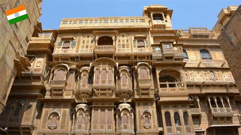 JAISALMER HAVELIS TOUR: BEAUTIFUL MANSION ARCHITECTURE! (4K) - YouTube