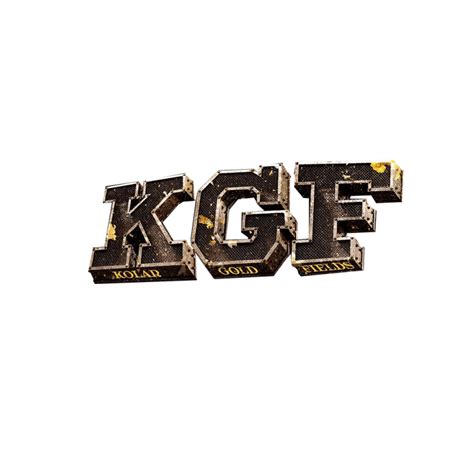 KGF Movie Text PNG Transparent Font [ Download ]