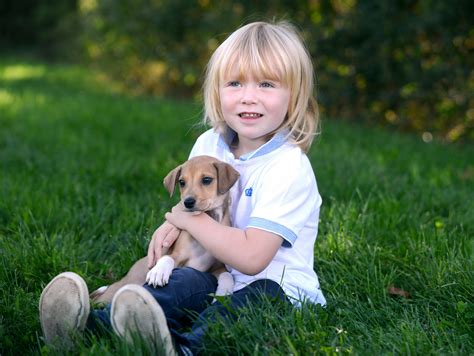 Puppies and children | Blue Cross