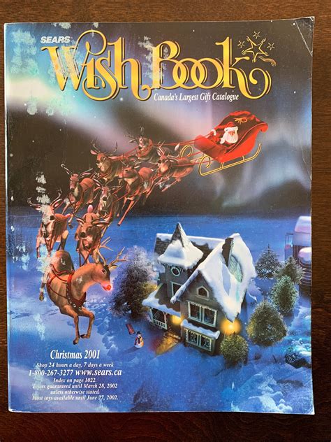 2001 Sears Christmas Wish Book Gift Catalogue Canada - Etsy