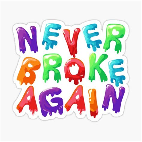 Never Broke Again Logo Wallpaper - NBA Gang - Nba - Sticker | TeePublic / The latest version ...