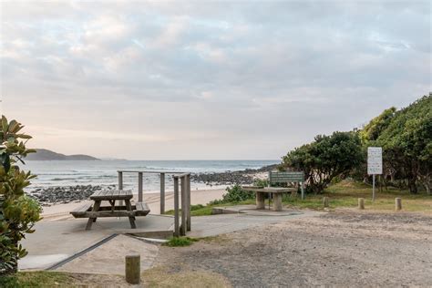 National Park Odyssey: Point Plomer Campground, Limeburners Creek National Park, NSW.