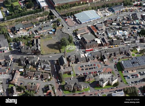 aerial view of the A721 main street in Motherwell, Scotland, UK Stock Photo - Alamy