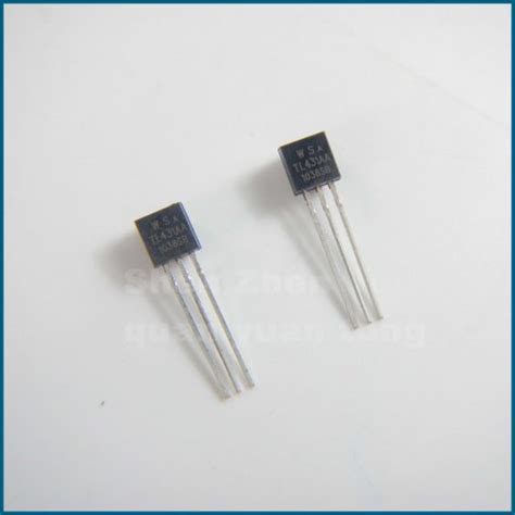 TL431 Transistor TL431 Regulator TO-92 3 Pin Leads Programmable Reference Voltage Adjustable ...