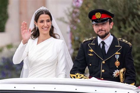 Crown Prince Hussein's New Wife Given Royal Title of Princess Rajwa on ...