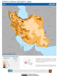 Iran: Population Density, 2000 | Population density measures… | Flickr