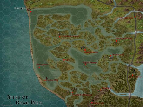 Mere of Dead men map (Forgotten Realms) | Erlend’s semi-curated nonsense