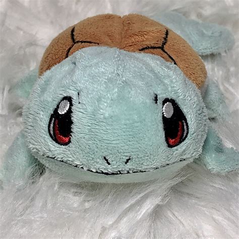 Mavin | Pokémon Squirtle 7” Mini Plush Hasbro Nintendo Creatures 2004 Bean Bag Stuffed