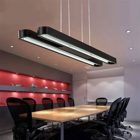 LED Office Lighting 120*18*4cm Modern Minimalist Conference Room ...
