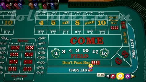 Craps Payout Chart - Craps Bet Payout Tables and Odds