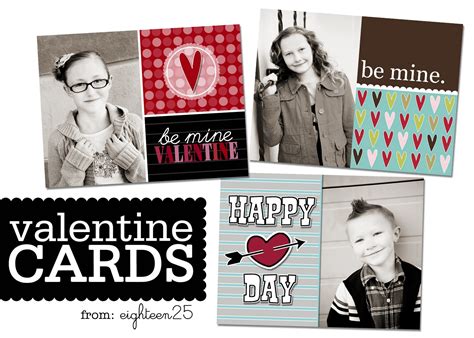 Custom Valentine's Photo Cards - Eighteen25