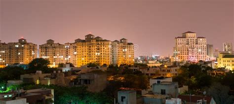 Gurgaon, India skyline stock photo. Image of india, homes - 41217390