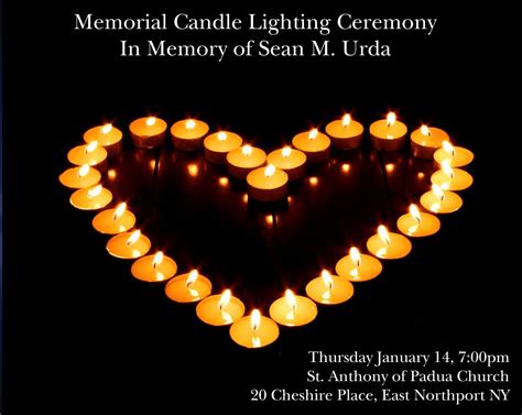 Memorial Candle Lighting Ceremony