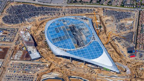 Photos: Aerial Views of SoFi Stadium Construction