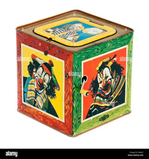 Vintage Jack-in-the-Box toy by Mettoy Stock Photo: 37311099 - Alamy