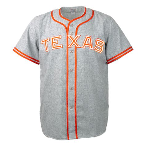 University of Texas 1941 Road Jersey – Ebbets Field Flannels