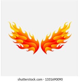 Similar Images, Stock Photos & Vectors of Fire Wings Logo - 1331690090 | Shutterstock