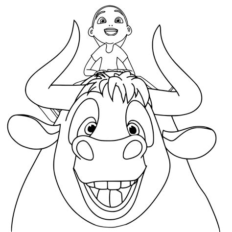 Ferdinand Coloring Pages - Best Coloring Pages For Kids | Coloring pages, Ferdinand the bulls ...