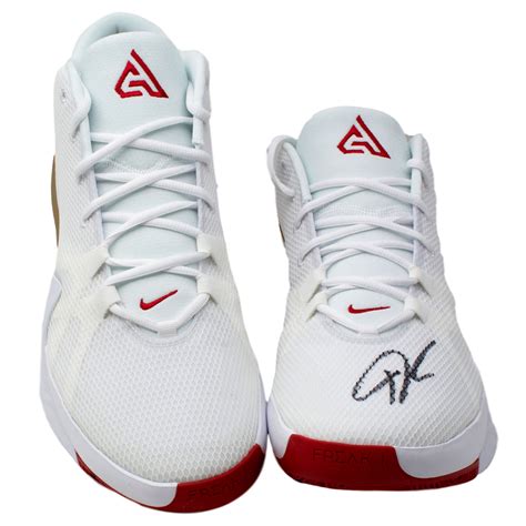 Giannis Antetokounmpo Signed Pair of (2) Nike Zoom Freak 1 Basketball ...