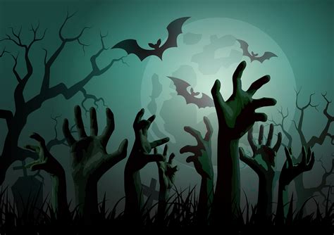 Illustration of Halloween Zombie Party. 585907 Vector Art at Vecteezy