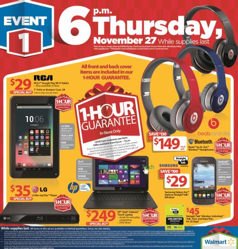 WalMart Black Friday Ad And Deals 2014