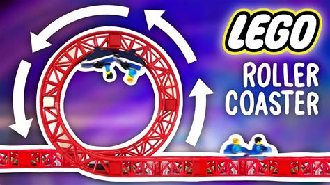 I Built a HUGE Lego Rollercoaster - Floor to Ceiling! - YouTube