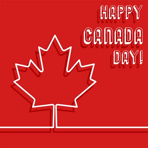 Happy Canada day poster 683923 Vector Art at Vecteezy