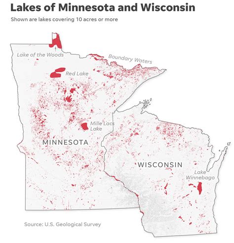 Map Of Wisconsin Lakes And Rivers - Maps For You