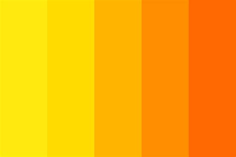 African Sunset Color Palette