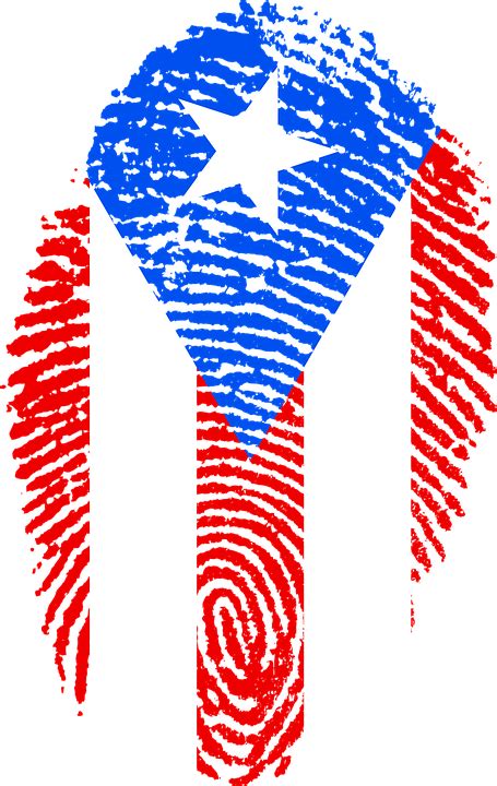 Free illustration: Puerto Rico, Flag, Fingerprint - Free Image on ...