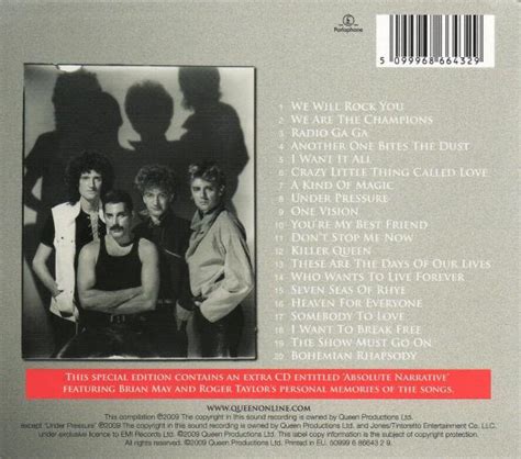 Queen "Absolute Greatest" album gallery