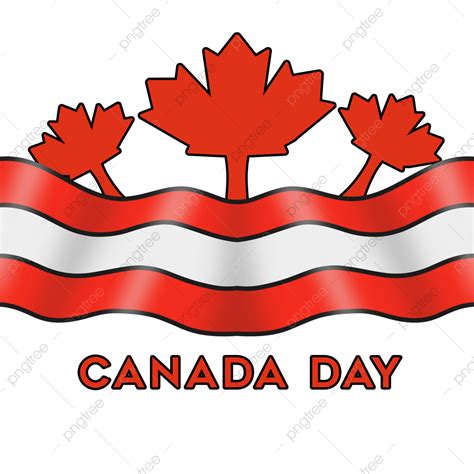 Canada Flag Clipart Transparent Background, Canada Day Flag Wavy Red White, Canada Day, Flag ...