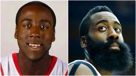 Since when has NBA star James Harden been sporting his beard?