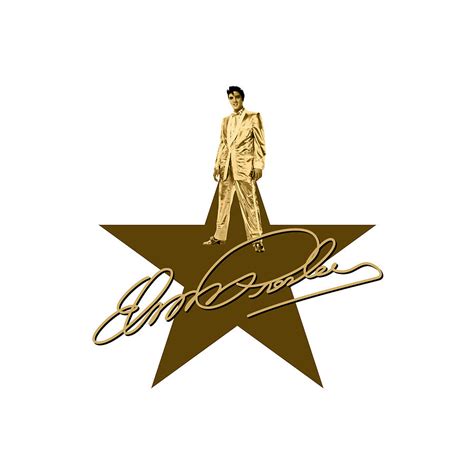 Elvis Presley - Signature Digital Art by David Richardson | Fine Art ...