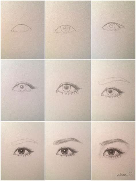 Realistic eye tutorial~hope this helps (please excuse the squint photos ...