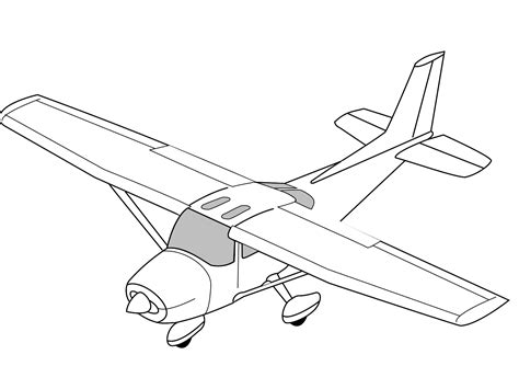 Plane White Body Clip Art at Clker.com - vector clip art online, royalty free & public domain