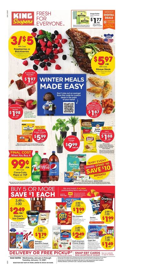 King Soopers Ad Specials January 6 - January 12, 2021