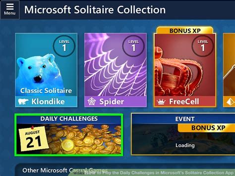 How to Play the Daily Challenges in Microsoft’s Solitaire Collection App