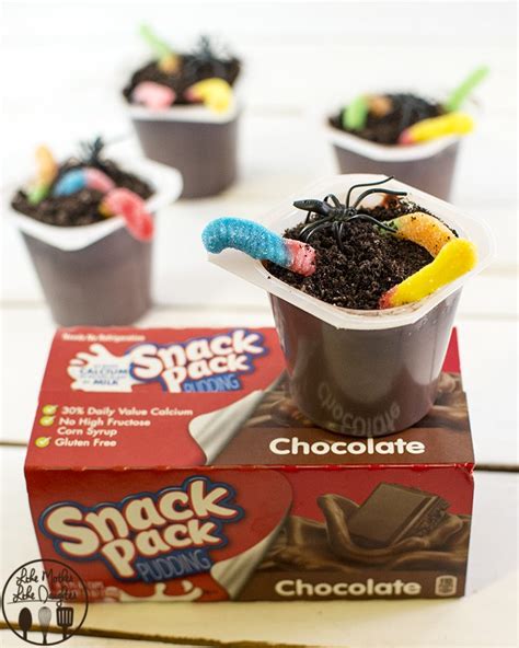 Creepy Crawly Pudding Cups