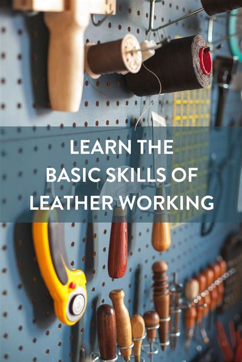 Beginner’s Guide to Leatherworking | Sewing leather, Diy leather ...