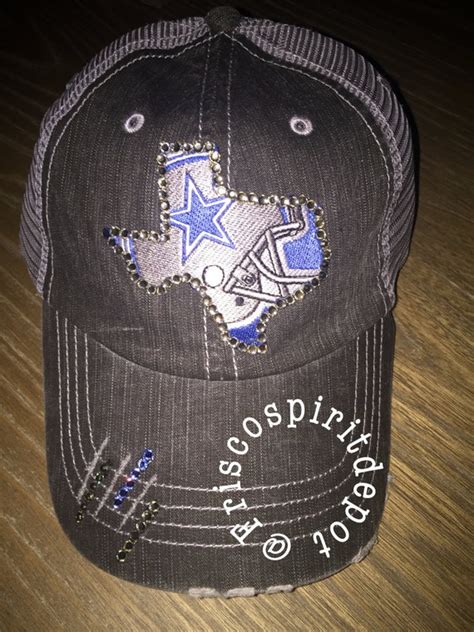 Dallas Cowboys Bling Hat Custom by TheFriscoSpiritDepot