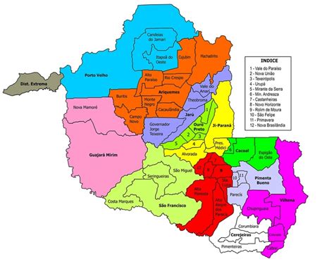 Saiba tudo sobre os 52 municípios de Rondônia - Cidades - Rondoniagora ...